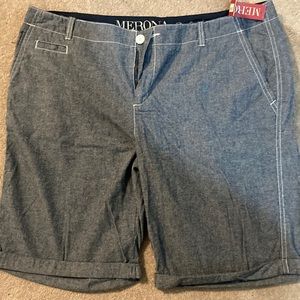 Merona blue stretchy shorts. Size 16